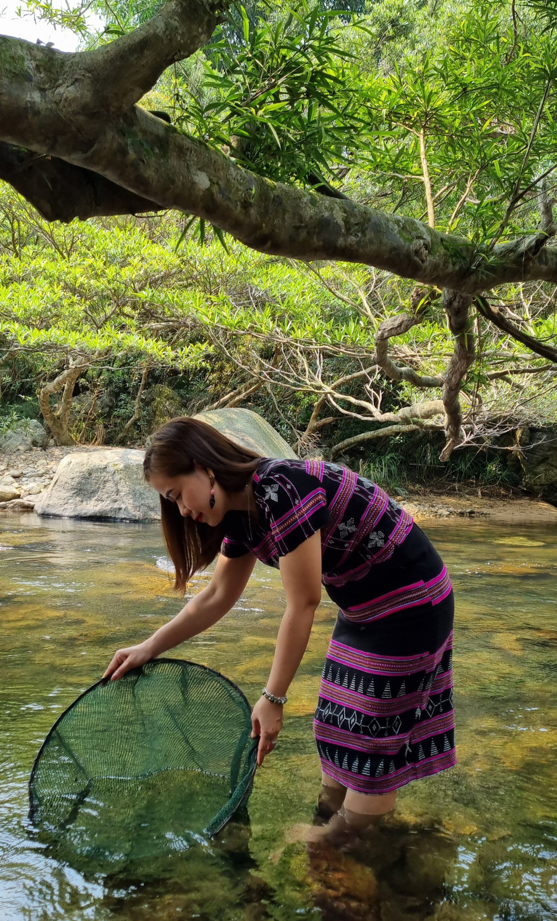 Suối A Lao, xã Tà Long, huyện Đakrông - một điểm thu hút du lịch cộng đồng, trải nghiệm - Ảnh: K.K.SƯƠNG