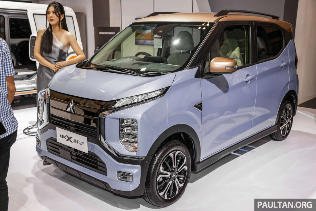 Mẫu xe điện Mitsubishi eK X EV dự kiến sẽ mở bán chính thức khi dây chuyền lắp ráp kể trên đi vào hoạt động - Ảnh: PAULTAN