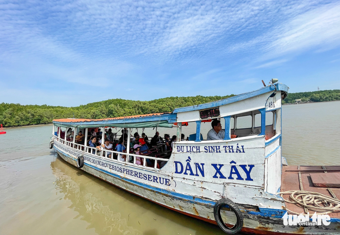 Hiện khu vực thuộc Khu dự trữ sinh quyển rừng ngập mặn Cần Giờ do Ban quản lý rừng phòng hộ Cần Giờ quản lý luôn mở cửa cho người dân đến tham quan miễn phí. Du khách có thể chọn thêm các dịch vụ đi thuyền, ca nô để ngắm sông, rạch, rừng ngập mặn - Ảnh: CẨM NƯƠNG