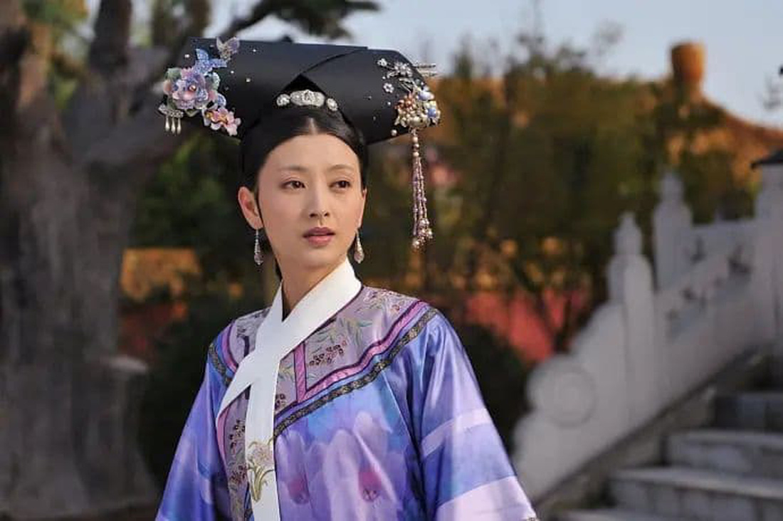 Tạo hình của Lan Hy trong vai Thẩm Mỵ Trang ở phim Chân Hoàn Truyện - Ảnh: Sina
