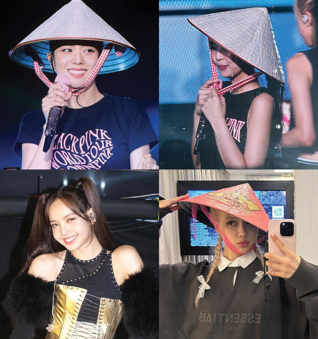 Cả bốn thành viên BlackPink đều ấn tượng về sự đón nhận nồng hậu của khán giả Việt - Ảnh: Instagram nhân vật