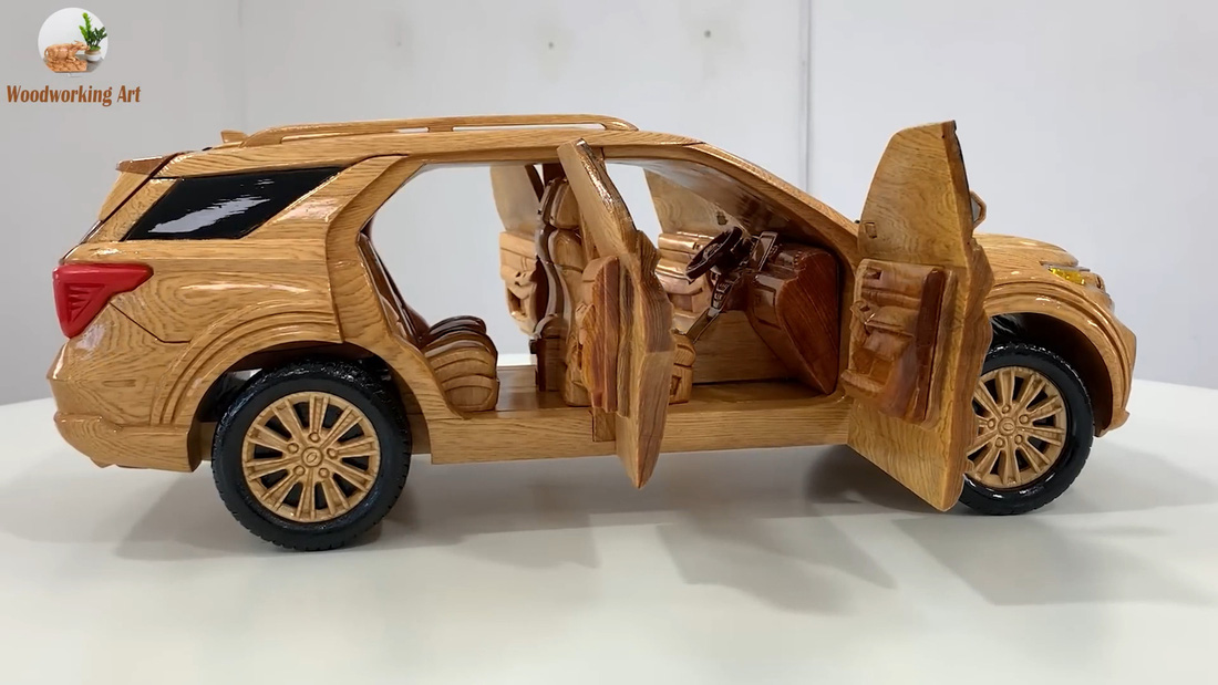 9x 'xắn tay áo' làm Ford Explorer 2023 từ gỗ, báo Mỹ khen 'quá tinh tế' - Ảnh 12.