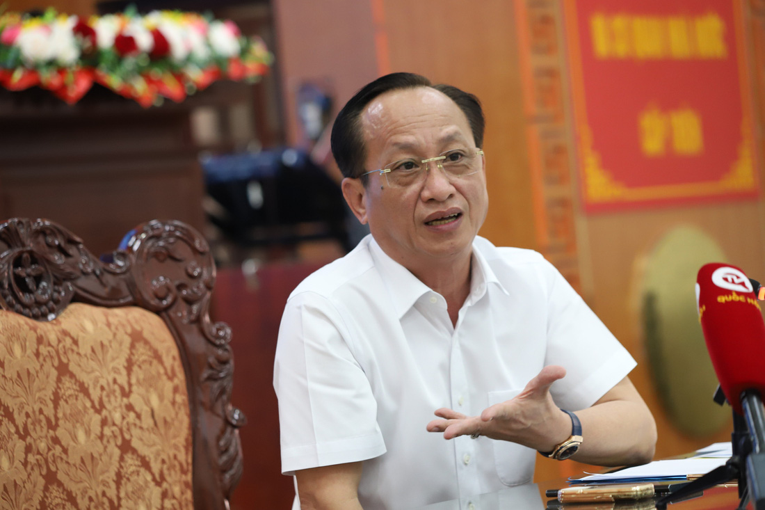 Chủ tịch UBND tỉnh Bạc Liêu Phạm Văn Thiều - Ảnh: CHÍ QUỐC 