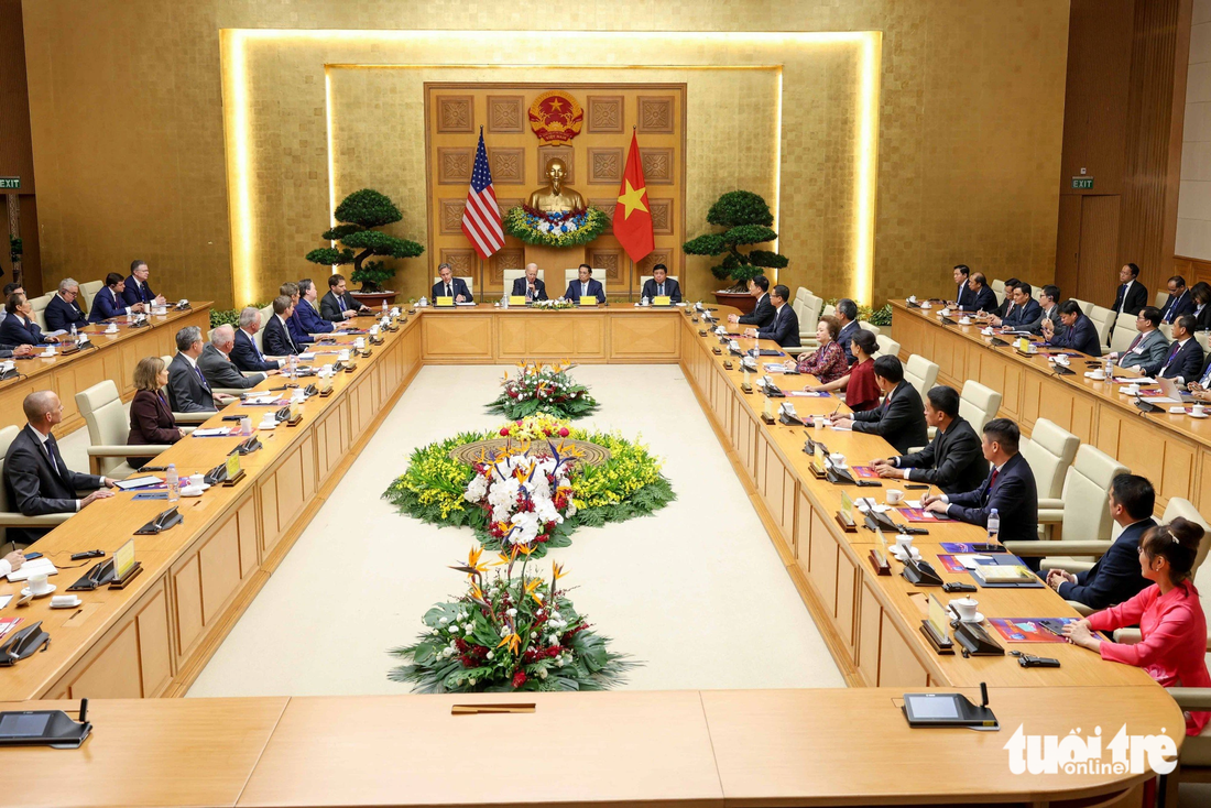 Hội nghị cấp cao Việt Nam - Mỹ về đầu tư và đổi mới sáng tạo ngày 11-9 - Ảnh: NGUYỄN KHÁNH