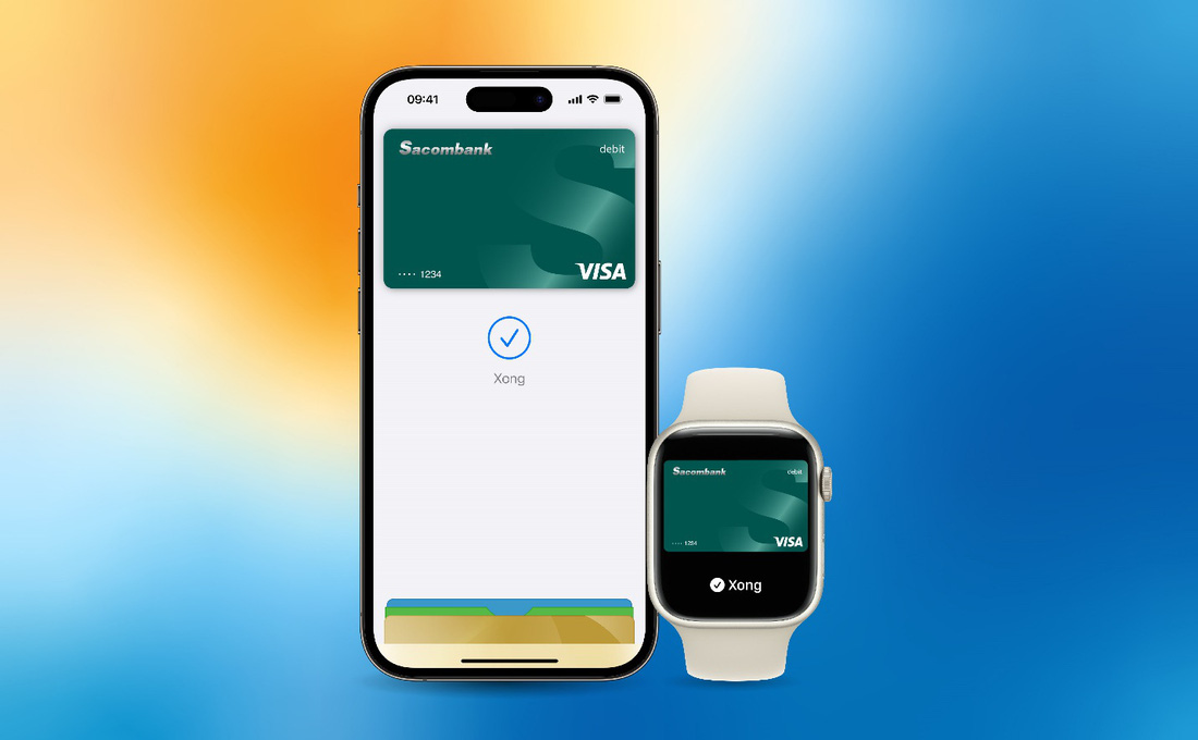 Mở thẻ Sacombank Visa Debit - trải nghiệm ngay Apple Pay! - Ảnh 1.