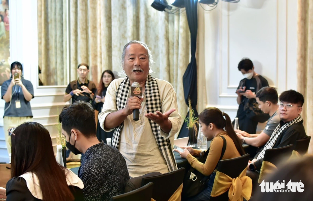 Đạo diễn Nguyễn Vinh Sơn, người thực hiện bản truyền hình Đất phương Nam, là cố vấn của phim điện ảnh này - Ảnh: T.T.D.