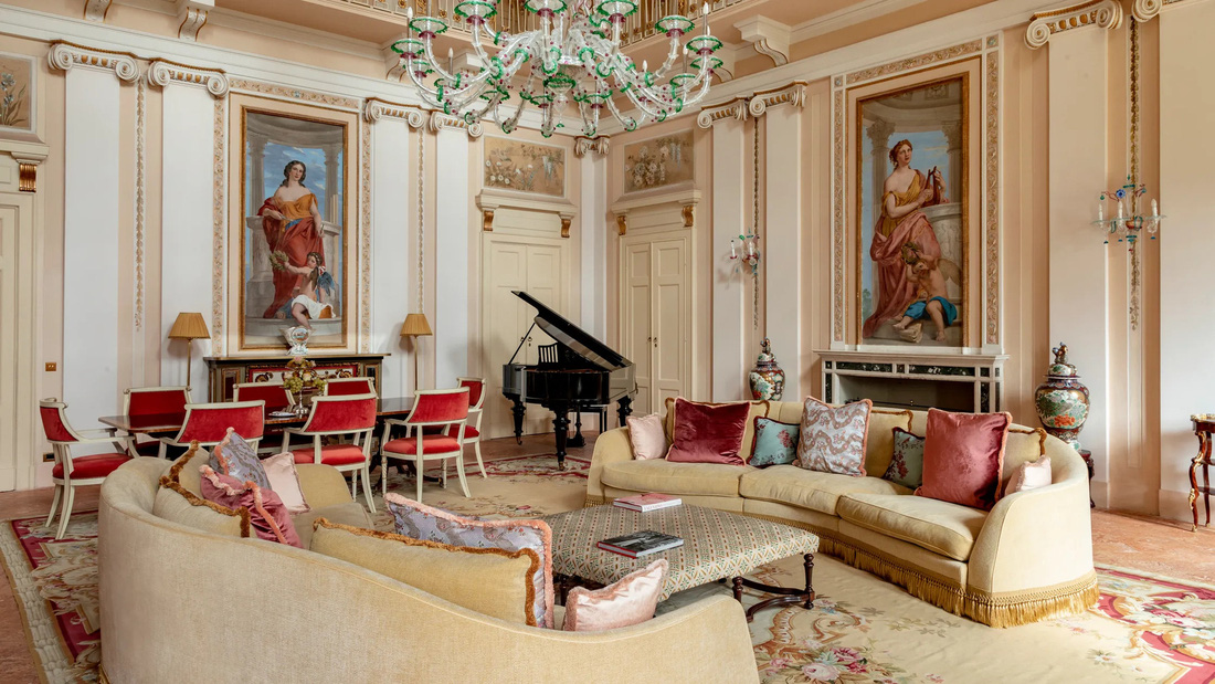 Phòng Suit Bellini tại khách sạn Passalacqua - Ảnh: CNTRAVELER