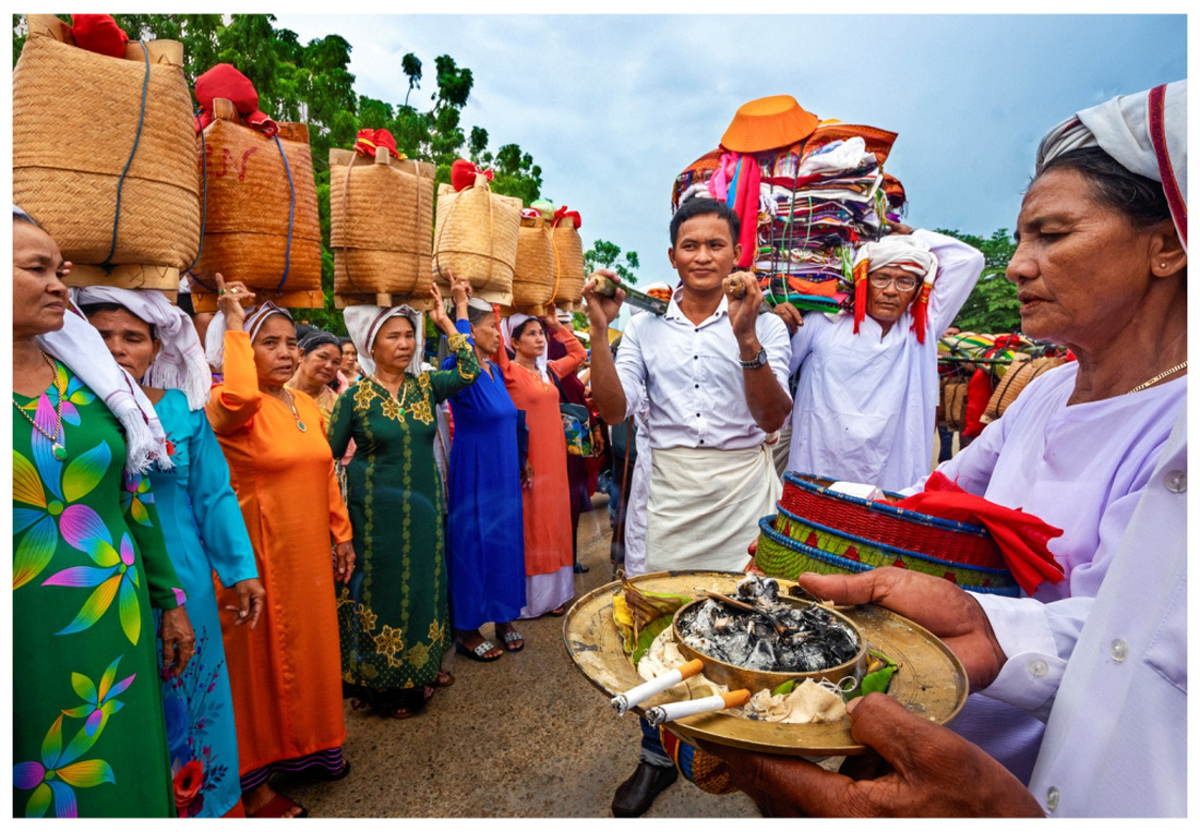 Lễ Ndam Padhi Chăm Bani Ninh Thuận - Ảnh: NGÔ QUANG PHÚC