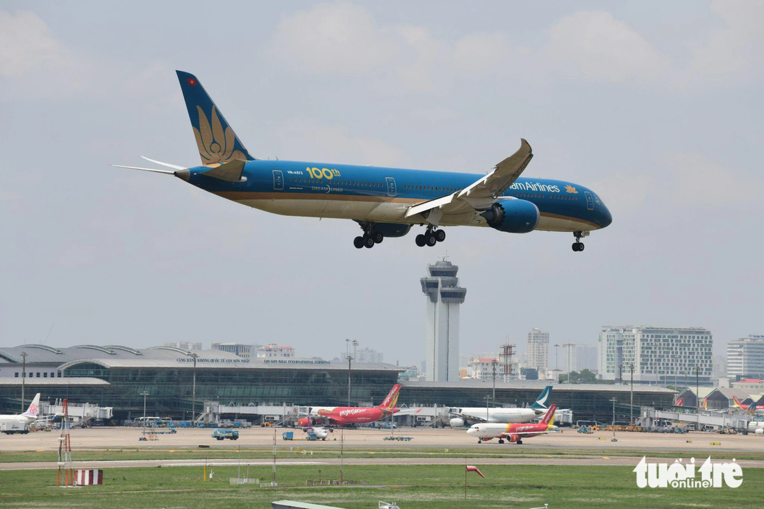 Vietnam Airlines đang dẫn đầu tần suất bay thẳng giữa Việt Nam và Úc - Ảnh: QUANG ĐỊNH