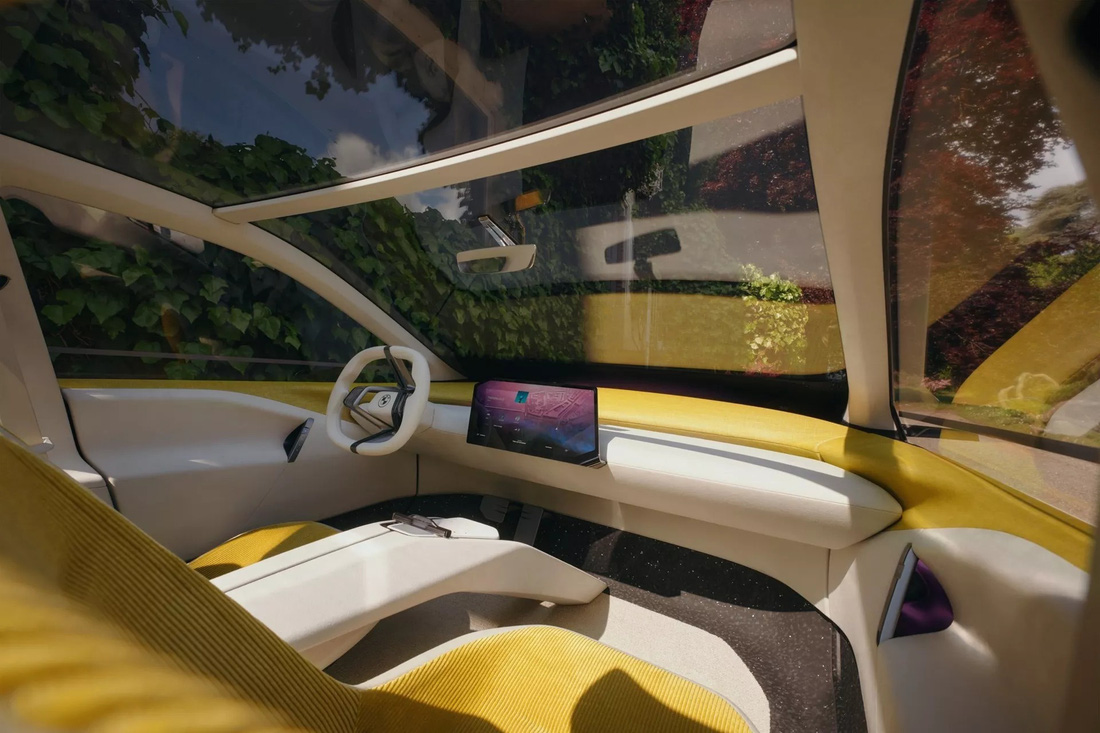 Cabin BMW Vision Neue Klasse rộng, thoáng, tối giản và hiện đại - Ảnh: BMW