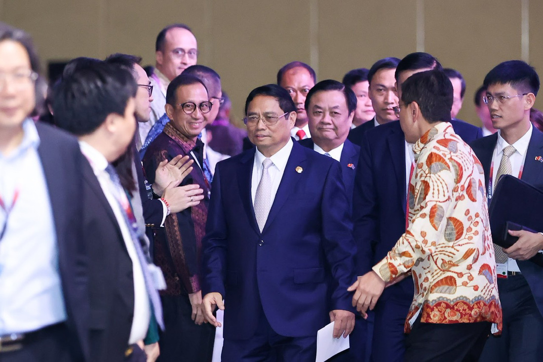 Thủ tướng dự Hội nghị ABIS 2023 trước thềm Hội nghị Cấp cao ASEAN - Ảnh: N.BẮC