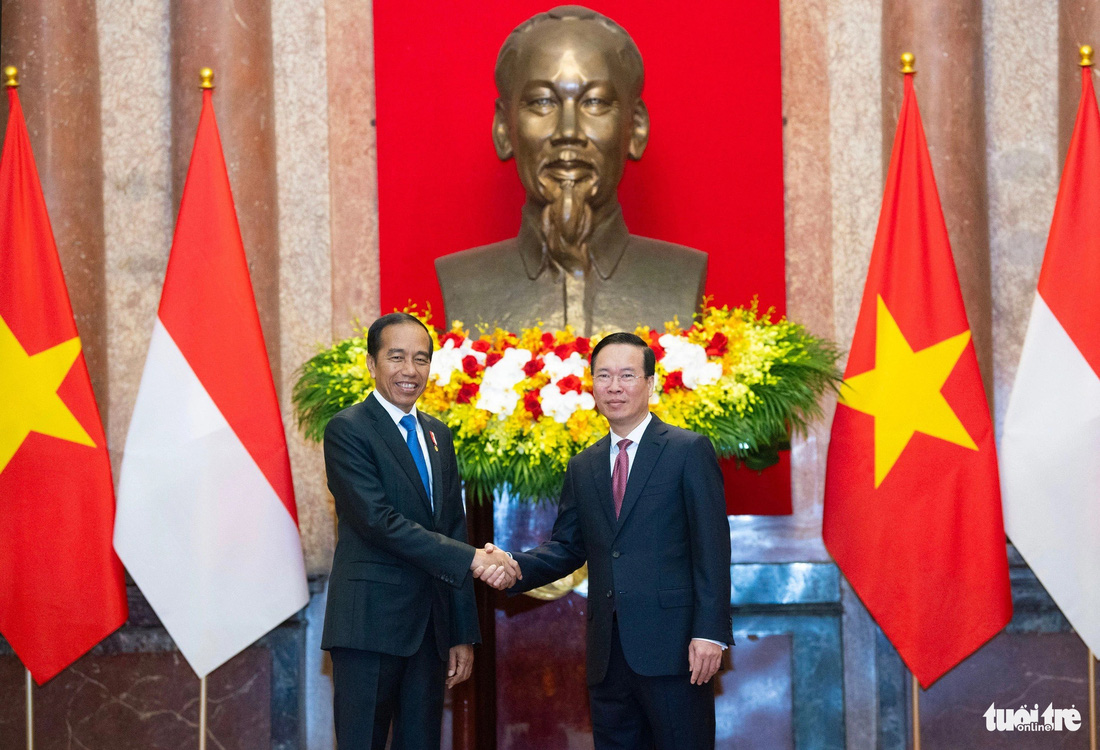 Tổng thống Indonesia Joko Widodo là vị nguyên thủ quốc gia nước ngoài đầu tiên có chuyến thăm cấp nhà nước tới Việt Nam trong năm 2024 - Ảnh: NGUYỄN KHÁNH