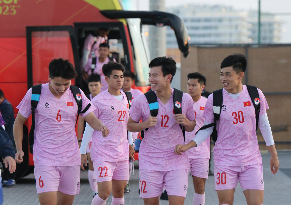 Sau màn trình diễn ấn tượng trước Nhật Bản, các cầu thủ đội tuyển Việt Nam đang có trạng thái tinh thần tốt - Ảnh: HOÀNG TUẤN