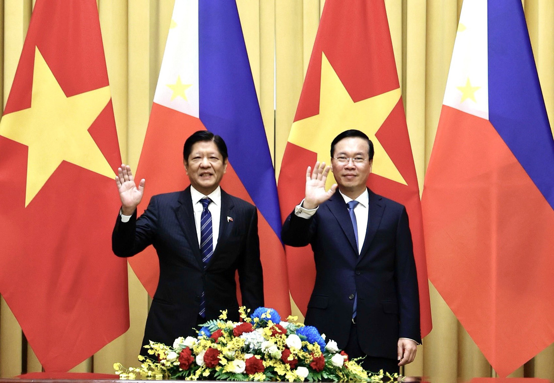 Tổng thống Philippines Ferdinand Marcos Jr là nguyên thủ nước ngoài thứ ba có chuyến thăm cấp nhà nước tới Việt Nam trong tháng 1 này - Ảnh: NHƯ Ý