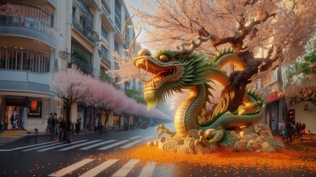 Rồng nước Việt Nam bên trên trên phố được AI vẽ với chừng cụ thể khá sắc sảo