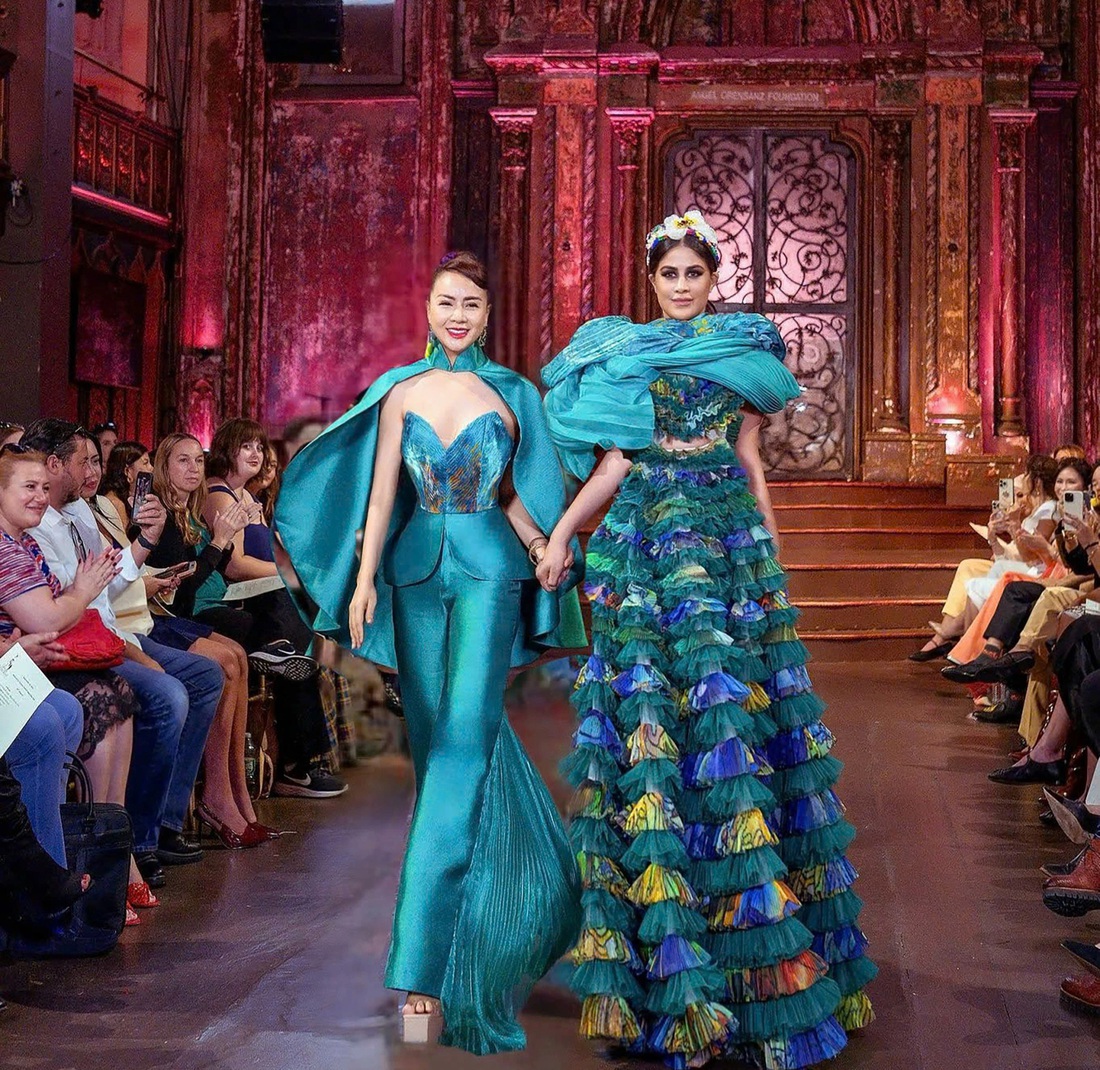 Tuyết Lê trình diễn thời trang tại New York Couture Fashion Week - Ảnh 4.