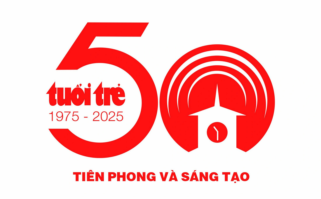 Những thiết kế logo, ý tưởng slogan kỷ niệm 50 năm thành lập báo Tuổi Trẻ - Ảnh 1.