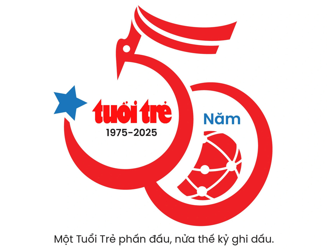 Những thiết kế logo, ý tưởng slogan kỷ niệm 50 năm thành lập báo Tuổi Trẻ - Ảnh 4.