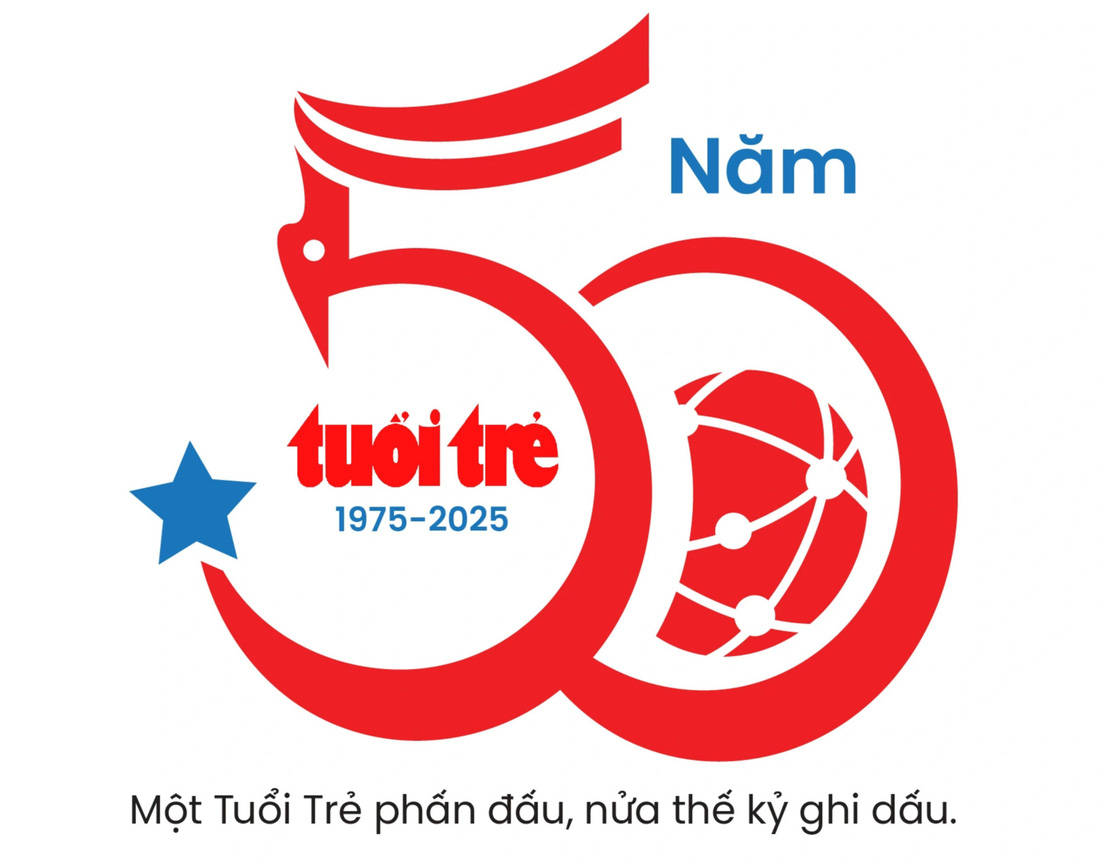 Những thiết kế logo, ý tưởng slogan kỷ niệm 50 năm thành lập báo Tuổi Trẻ - Ảnh 5.