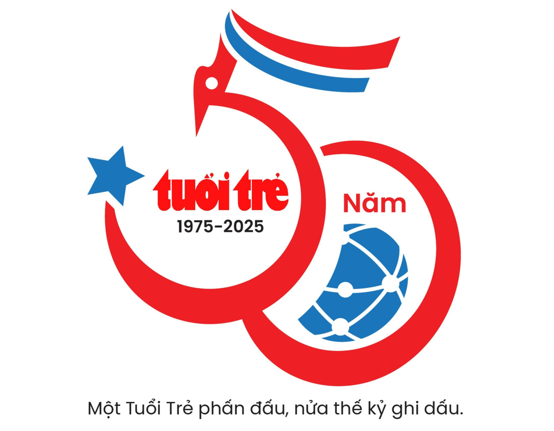 Những thiết kế logo, ý tưởng slogan kỷ niệm 50 năm thành lập báo Tuổi Trẻ - Ảnh 6.