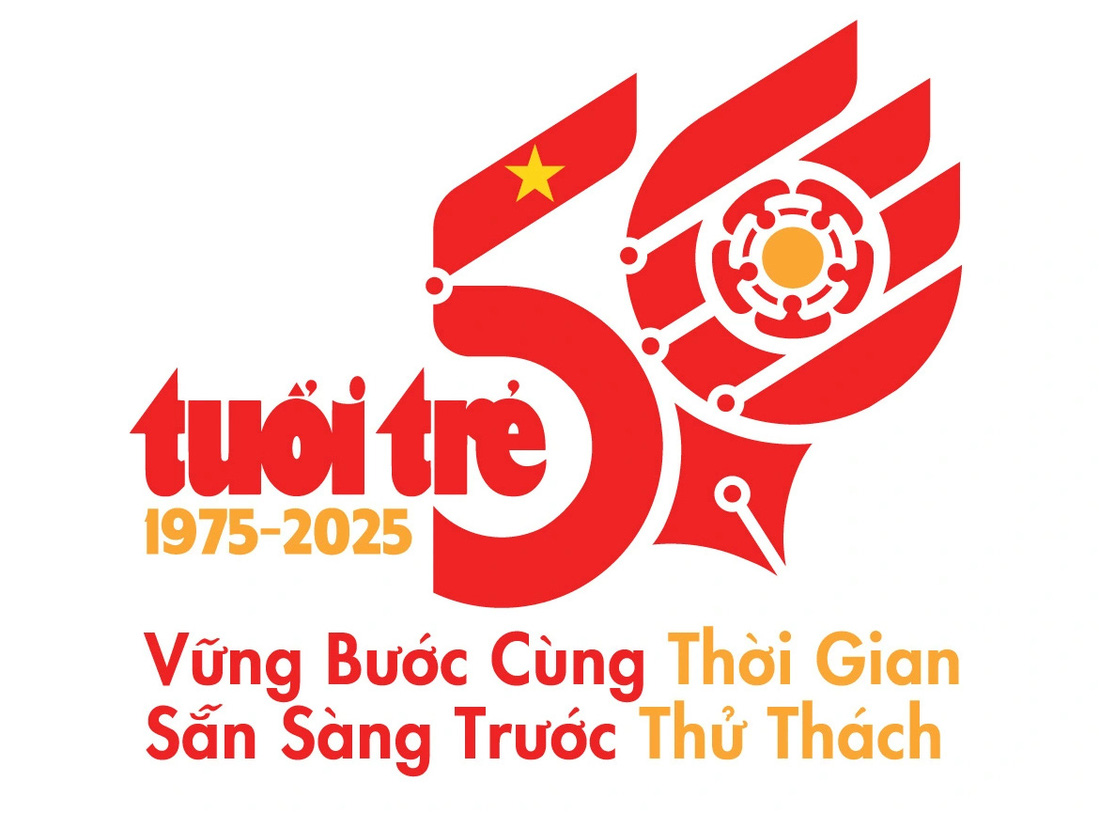 Ngắm logo, ý tưởng slogan kỷ niệm nhân 50 năm thành lập báo Tuổi Trẻ - Ảnh 2.