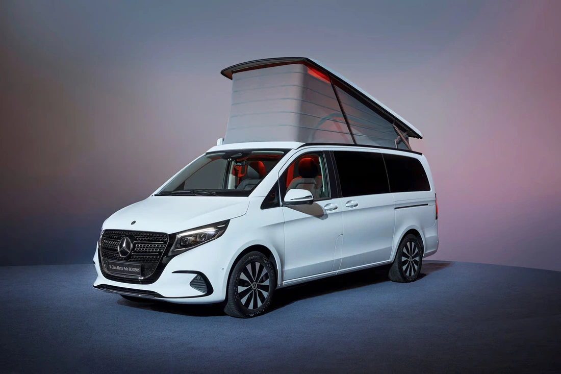 Mercedes-Benz V-Class phiên bản nhà di động: Giá quy đổi 1,6 tỉ, nhiều giải trí nhưng không có bếp - Ảnh 1.