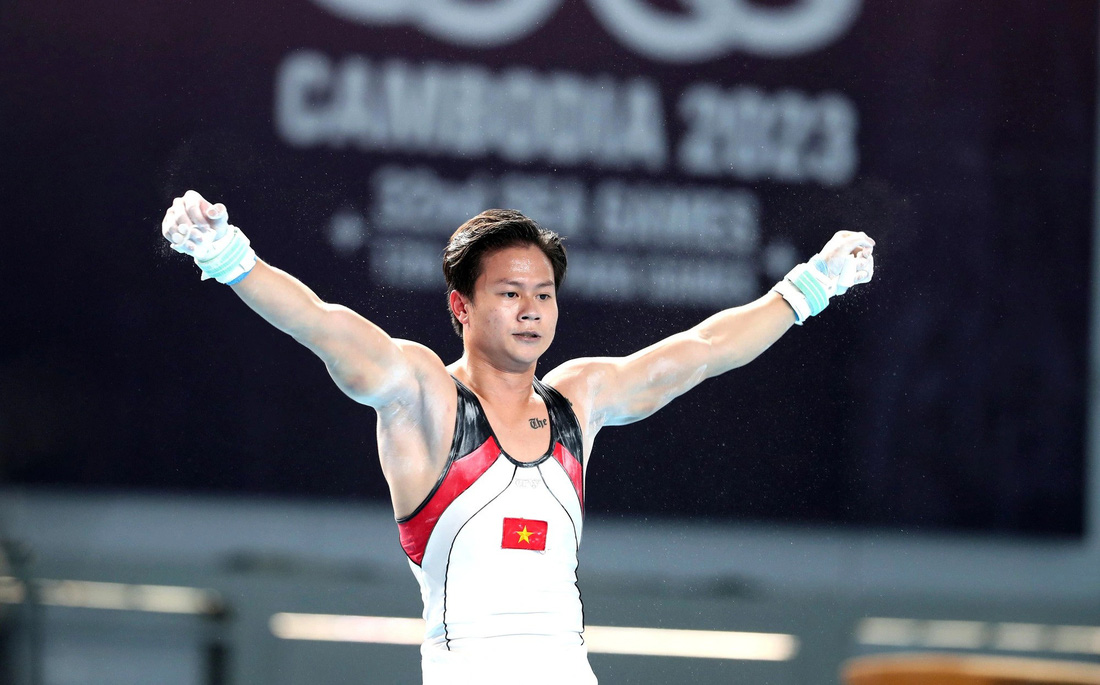 Khánh Phong sẽ phải xa gia đình trong dịp Tết Giáp Thìn để đi thi đấu và tìm vé đến Olympic Paris 2024 - Ảnh: NGUYÊN KHÔI
