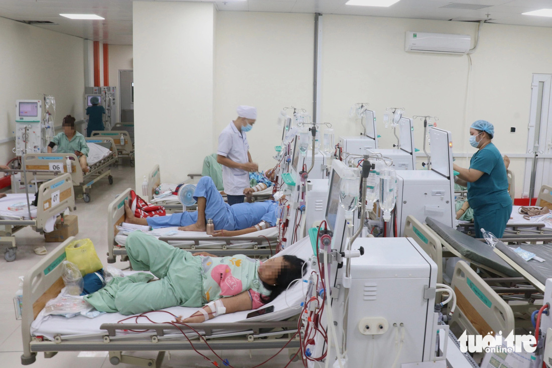 Bên trong khoa nội thận - lọc máu Bệnh viện Đa khoa huyện Hóc Môn (TP.HCM) tại tòa nhà mới 12 tầng 