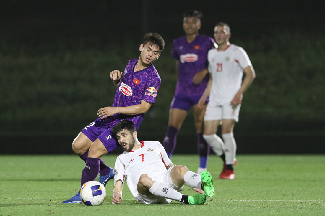 U23 Việt Nam thử nghiệm gần như toàn bộ 27 cầu thủ mang sang Qatar - Ảnh: VFF