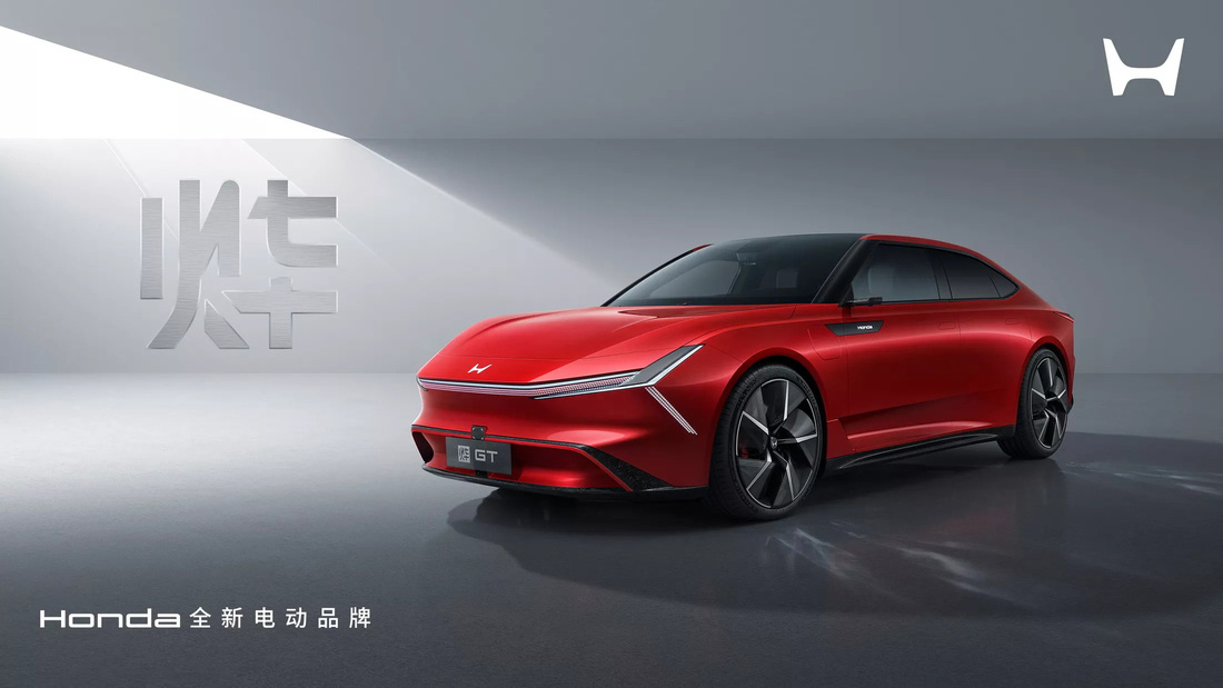 Dòng xe điện mới của Honda được gọi là Ye, phát triển dựa trên hợp tác với Dongfeng và GAC. Honda Ye GT Concept sở hữu thiết kế sắc sảo, tập trung vào sự tương tác của người lái. Phiên bản sản xuất sẽ được bán tại Trung Quốc vào năm tới - Ảnh: Honda