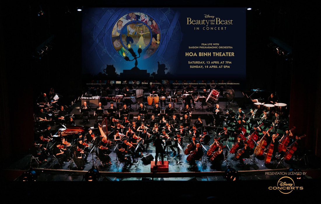 Khán giả sẽ có cơ hội thưởng thức nhạc phim Disney được biểu diễn bởi dàn nhạc giao hưởng chuyên nghiệp - Ảnh: Saigon Philharmonic Orchestra