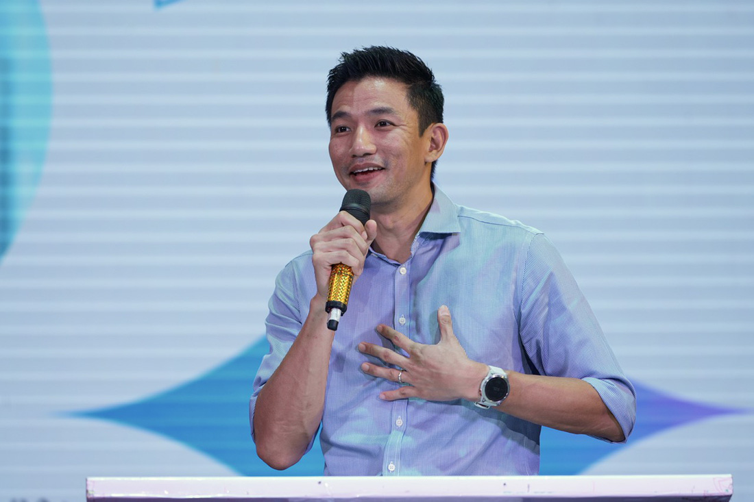 Giám đốc điều hành, phụ trách Google châu Á - Thái Bình Dương Marc Woo - Ảnh: HỮU HẠNH