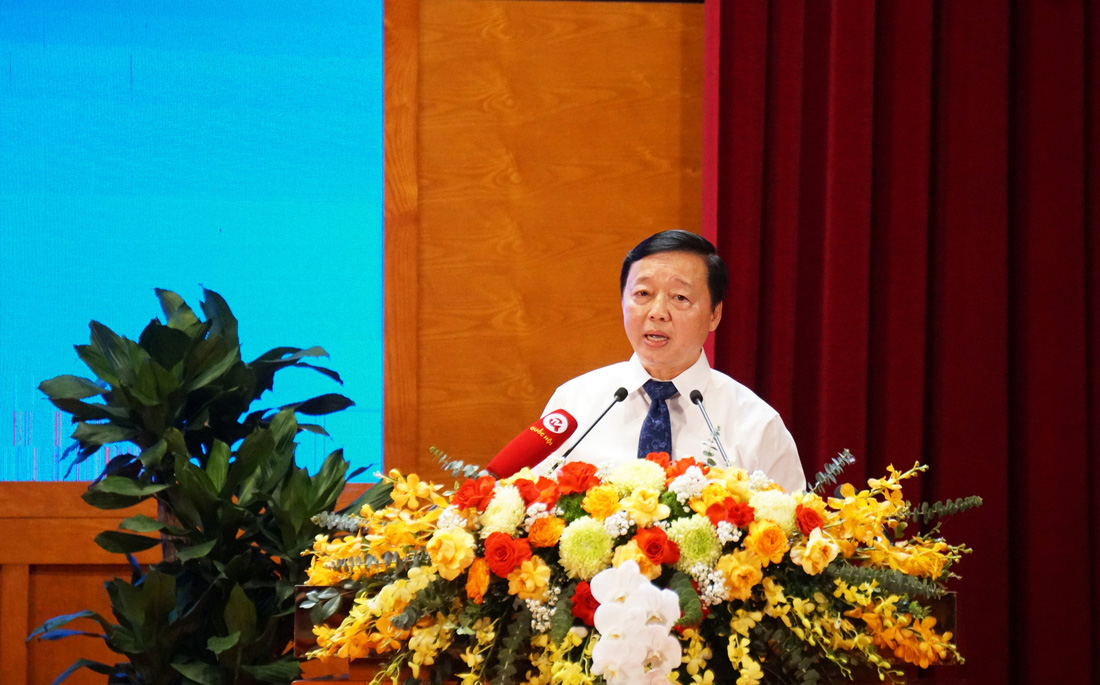Phó thủ tướng Trần Hồng Hà cho biết Chính phủ sẽ sớm xem xét, tháo gỡ những vướng mắc trong phát triển thiết chế văn hóa, thể thao - Ảnh: T.THẮNG