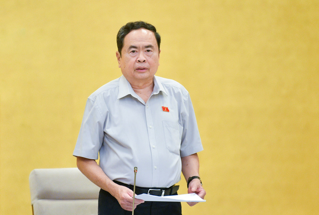 Chủ tịch Quốc hội Trần Thanh Mẫn sẽ phát biểu bế mạc kỳ họp thứ 7 - Ảnh: quochoi.vn