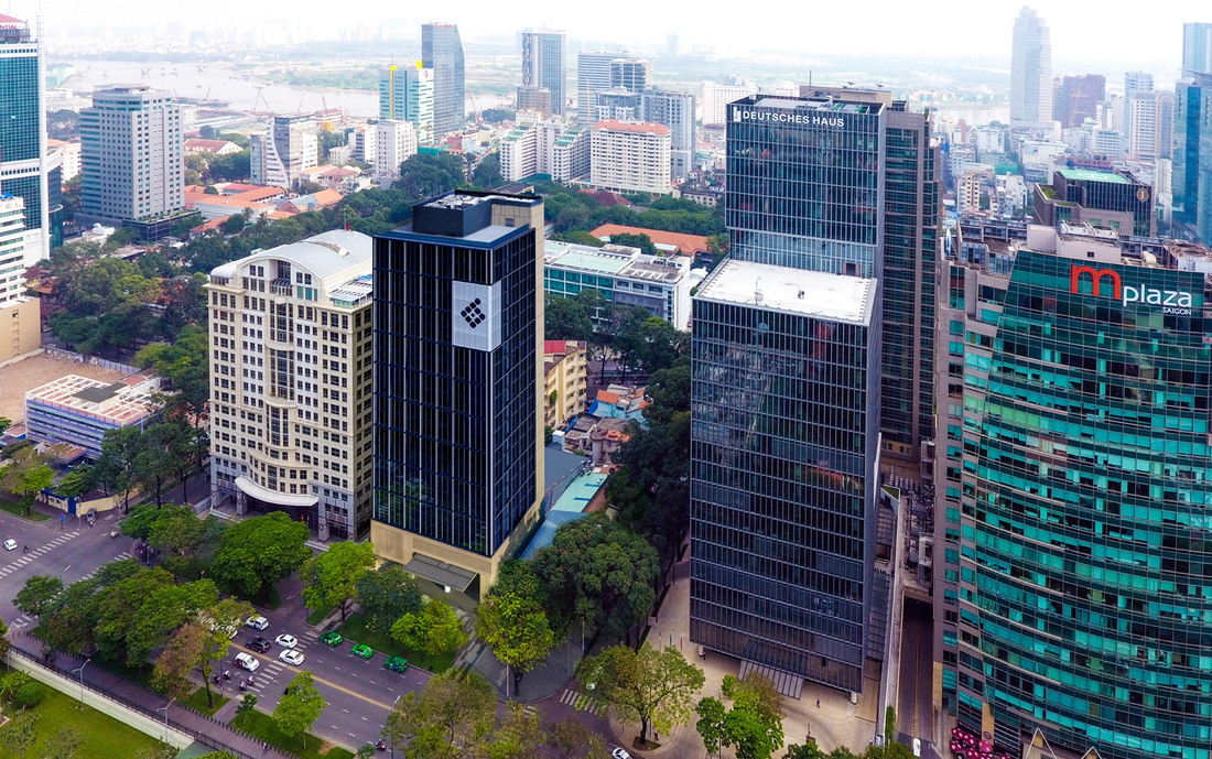 Tòa nhà Friendship Tower và Ngôi nhà Đức tại TP.HCM (Deutsches Haus Ho Chi Minh City) là hai tòa nhà nằm kế bên nhau tại đường Lê Duẩn (TP.HCM) đều đạt tiêu chuẩn LEED - Ảnh: Friendship Tower