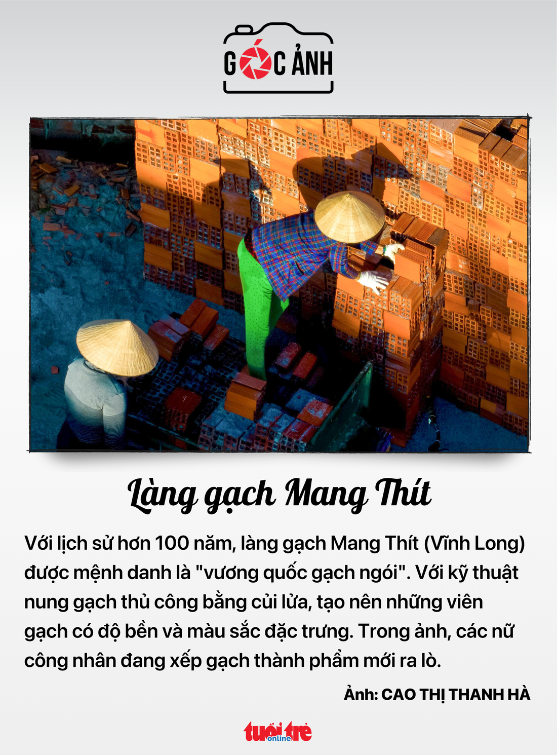 Làng gạch Mang Thít - Ảnh: CAO THỊ THANH HÀ