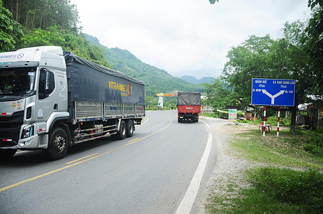 Đường Hồ Chí Minh hiện nay dẫn từ Quảng Nam lên các tỉnh Tây Nguyên