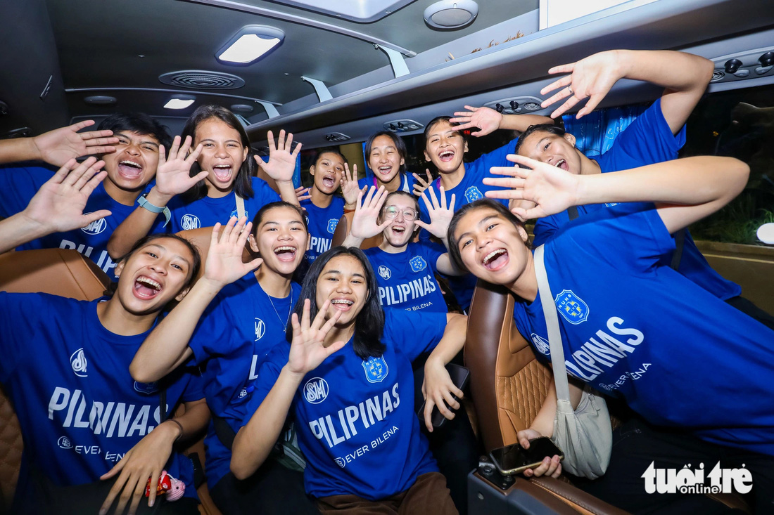 Vận động viên Philippines rạng rỡ đến Việt Nam tham dự Đại hội Thể thao học sinh Đông Nam Á lần thứ 13