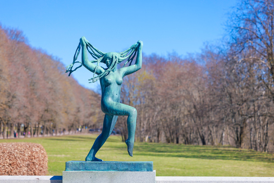 Với ý tưởng độc đáo và nghệ thuật điêu khắc xuất sắc, công viên Vigeland được xem là sự thể hiện tuyệt vời về cơ thể con người trong trạng thái nguyên thủy nhất - Ảnh: NGÔ TRẦN HẢI AN