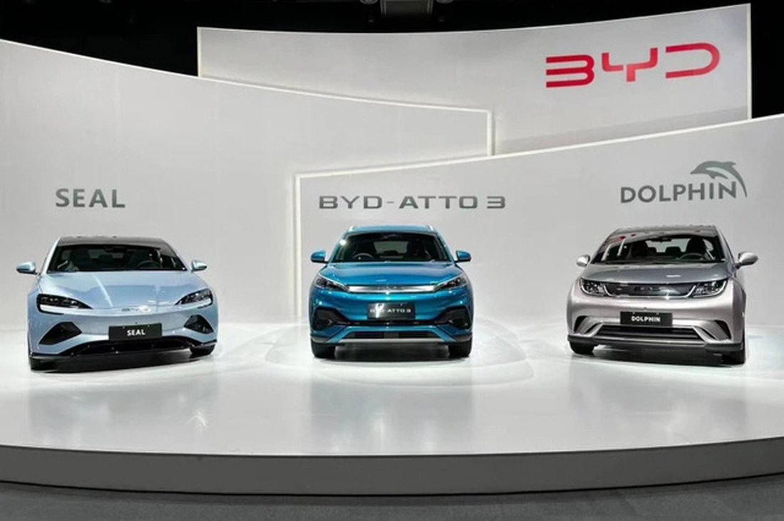 3 mẫu xe BYD sắp được mở bán tại Việt Nam - Ảnh: BYD