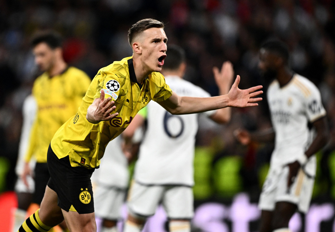 Dortmund thua Real Madrid trong trận chung kết Champions League theo cách không thể nghiệt ngã hơn - Ảnh: REUTERS