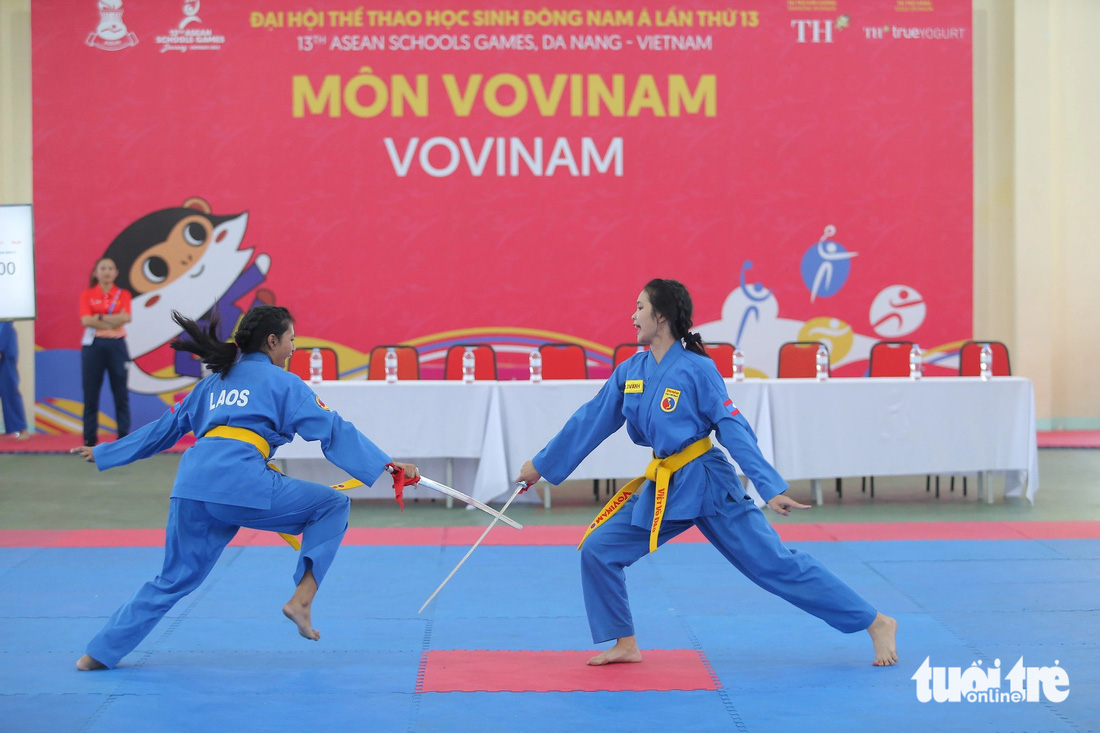 Đội thể thao học sinh Việt Nam cũng có những tấm huy chương vàng đầu tiên ở môn vovinam.