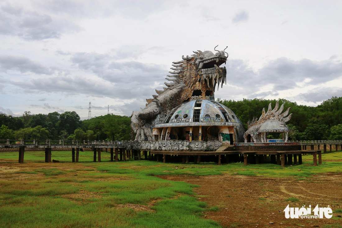 Khu công viên nước hồ Thủy Tiên từng lên báo Mỹ với nội dung "nơi không dành cho kẻ yếu tim" - Ảnh: NHẬT LINH