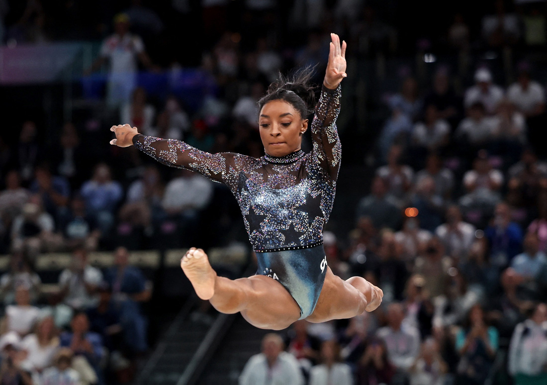 Simone Biles sẽ thi đấu tại Olympic Paris 2024 - Ảnh: REUTERS