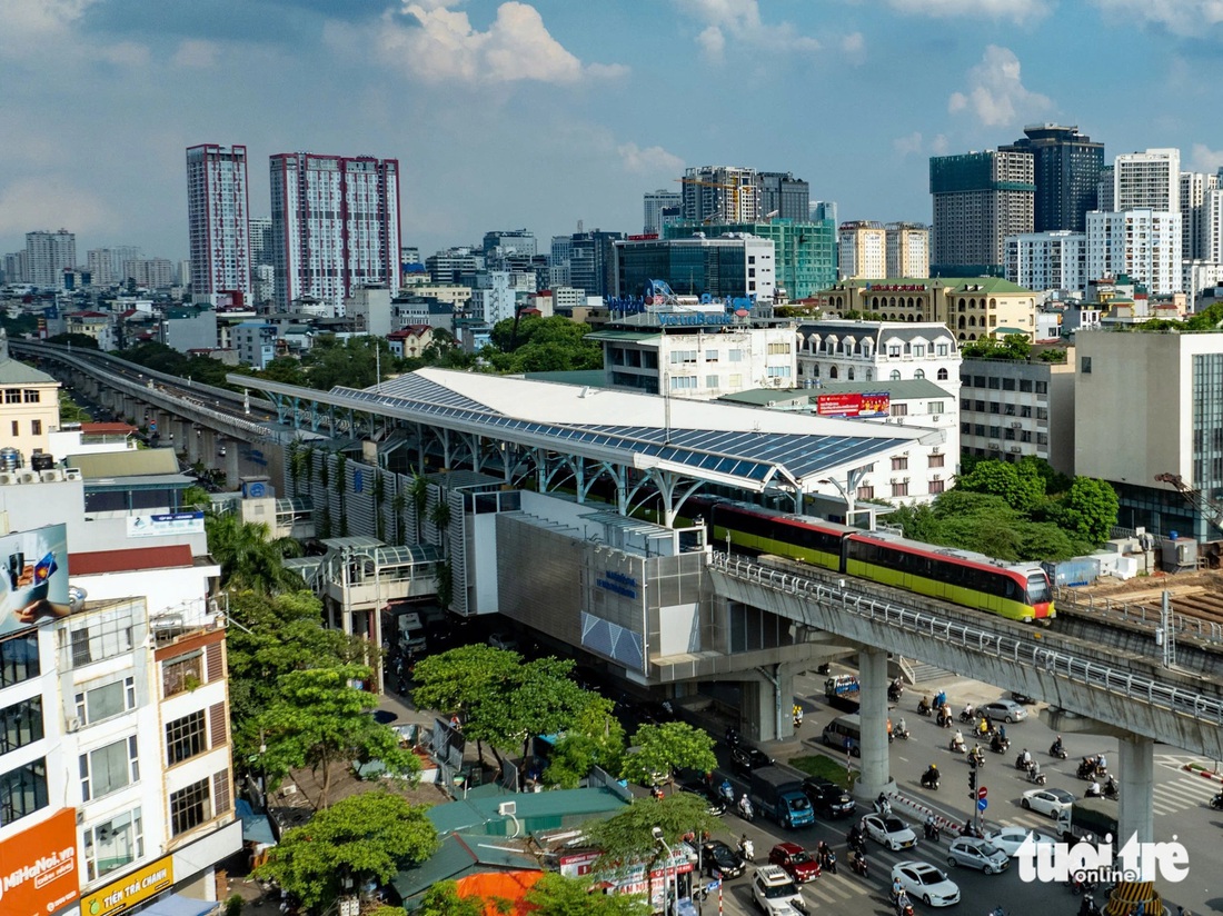 Dự án metro Nhổn - ga Hà Nội đi vào hoạt động dự kiến sẽ giảm áp lực giao thông lên tuyến đường 32
