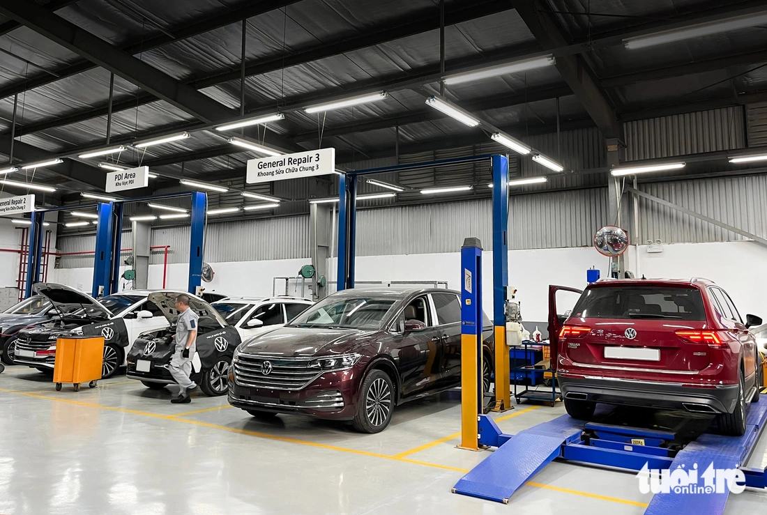 Xưởng dịch vụ Volkswagen đạt tiêu chuẩn toàn cầu tại Hà Nội có gì: Rộng hơn 1.000 m2, trang thiết bị - Ảnh 6.