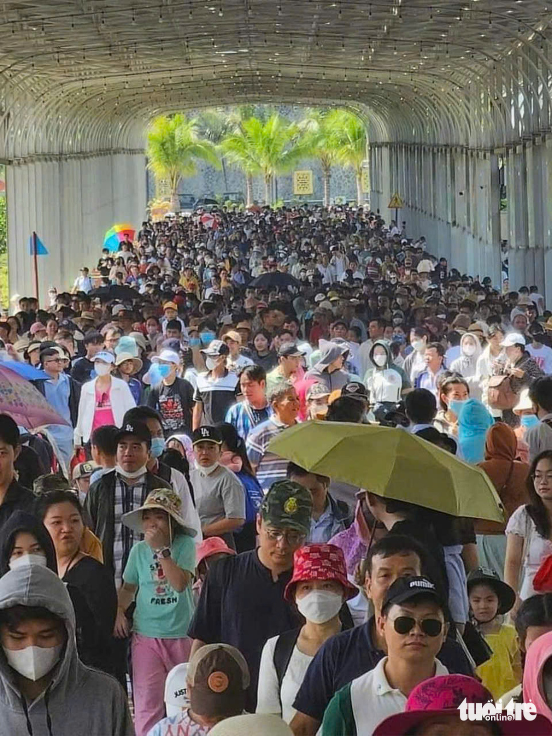 Bà Nguyễn Phương Hằng miễn phí vé vào Đại Nam, cảnh sát có mặt điều tiết giao thông - Ảnh 3.