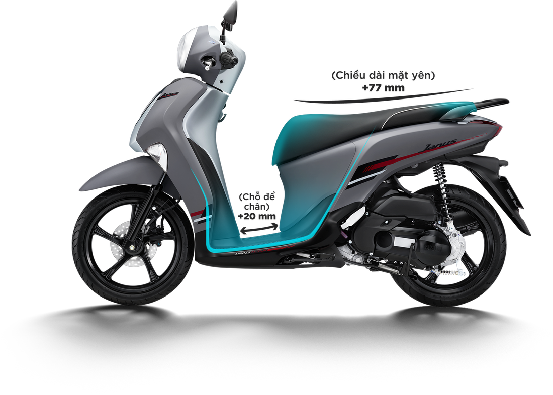 Yamaha Janus 125 2025 ra mắt Việt Nam: Giá từ 29 triệu, thiết kế mới, thêm trang bị đấu Honda Vision - Ảnh 8.