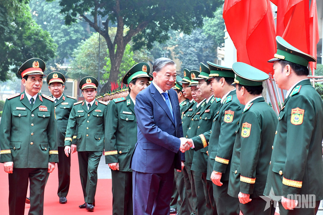 Tổng Bí thư Tô Lâm: Nghiên cứu áp dụng công nghệ, chuyển đổi số trong bảo vệ biên giới, cửa khẩu - Ảnh 1.