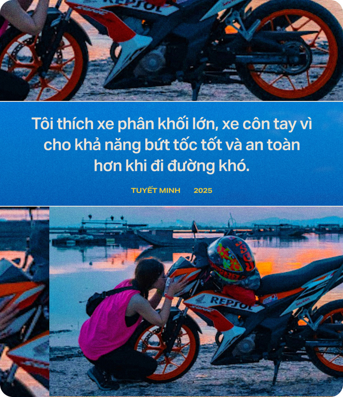 Nữ biker Việt đầu tiên chinh phục đường đèo cao nhất thế giới: 'Tôi chỉ đơn giản là người may mắn' - Ảnh 6.